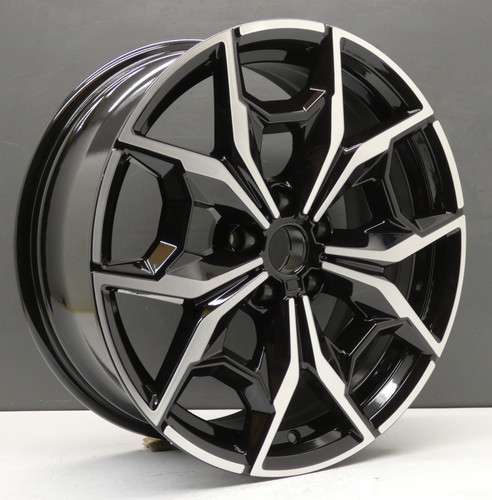 Cerchio lega nero sport - in,